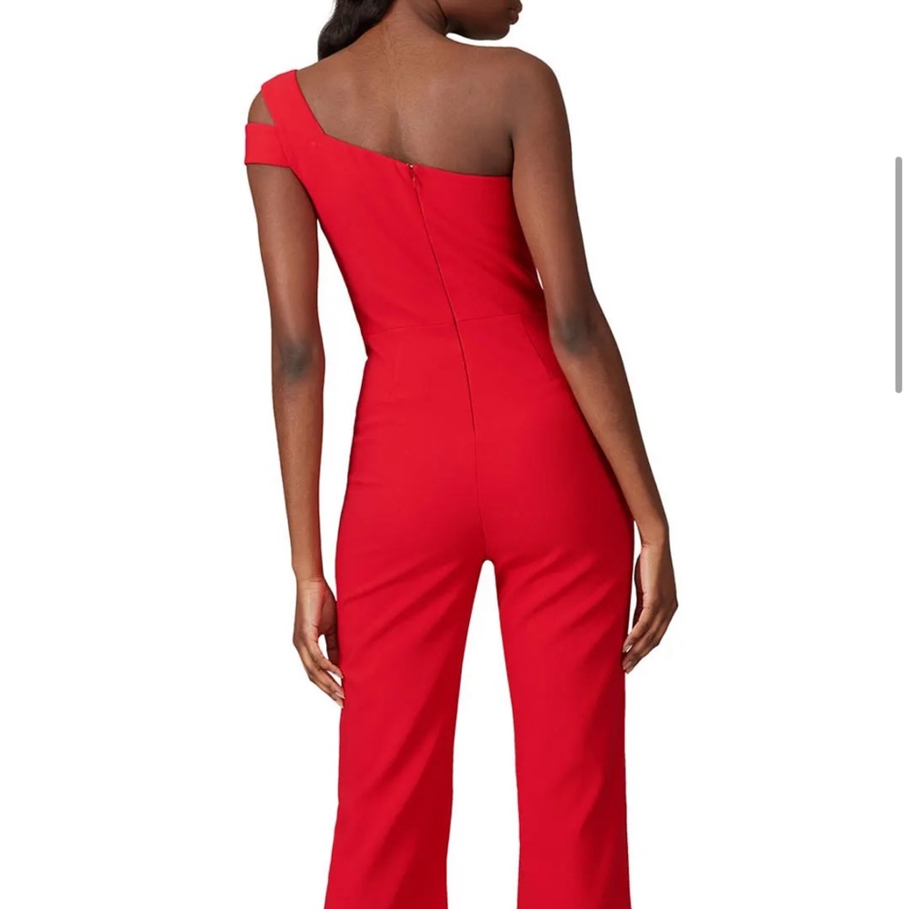 Likely Red One-Shoulder Jumpsuit (Maxson Jumpsuit)